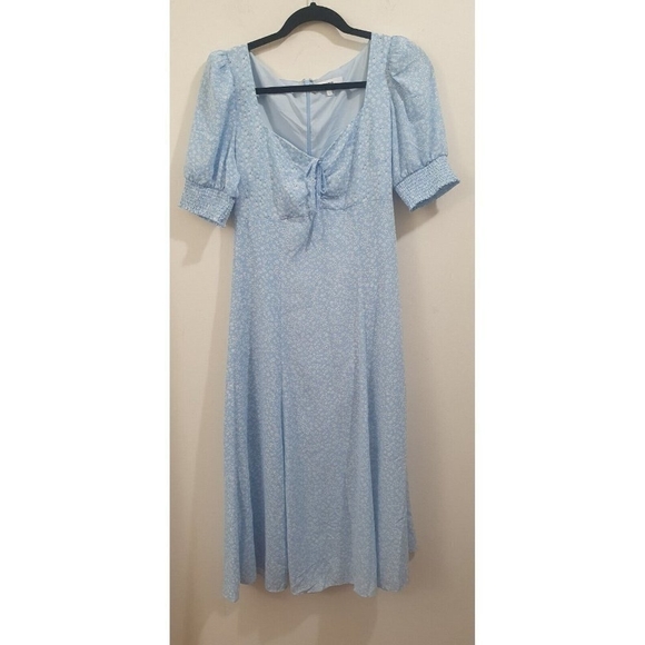 Likely Blue Floral Dress Size 6 - Picture 5 of 14